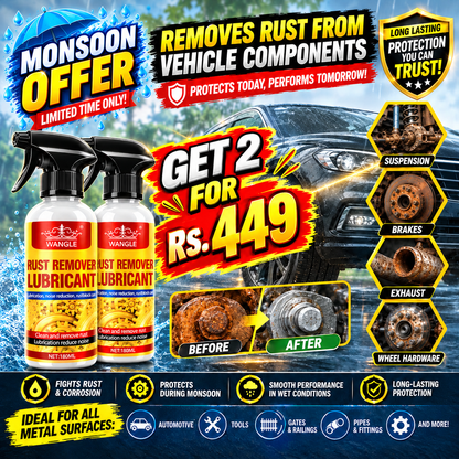 WANGLE Rust Remover Spray – Buy 1 Get 1 Free | 180ML