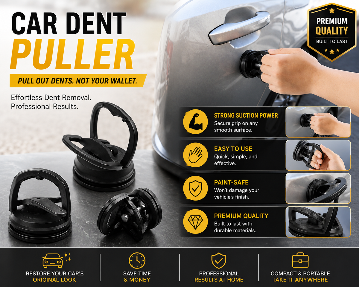 🚗 Heavy-Duty Car Dent Puller | Powerful Suction, Easy Dent Removal