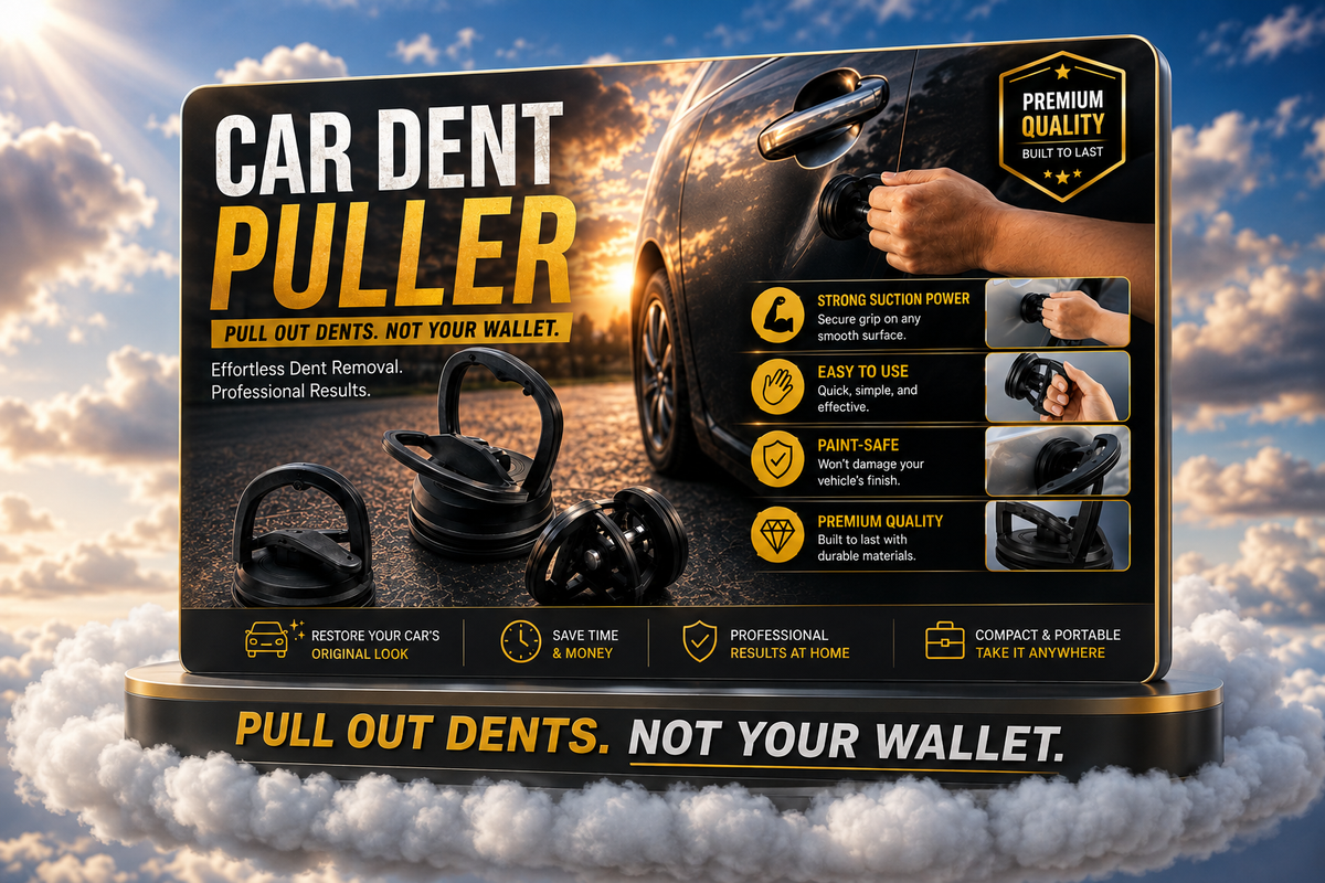 🚗 Heavy-Duty Car Dent Puller | Powerful Suction, Easy Dent Removal
