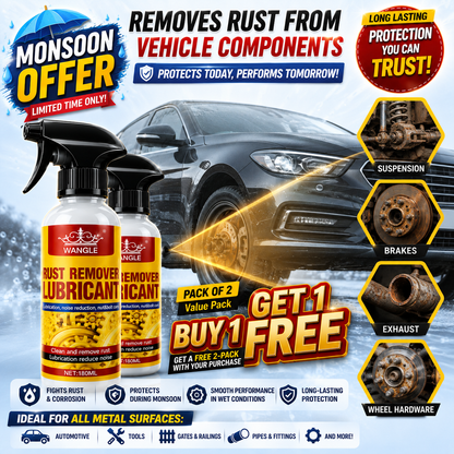 2-in-1 Rust Remover & Lubricant Spray | Removes Rust, Stops Corrosion & Protects Metal 🔥 Buy 1 Get 1 FREE