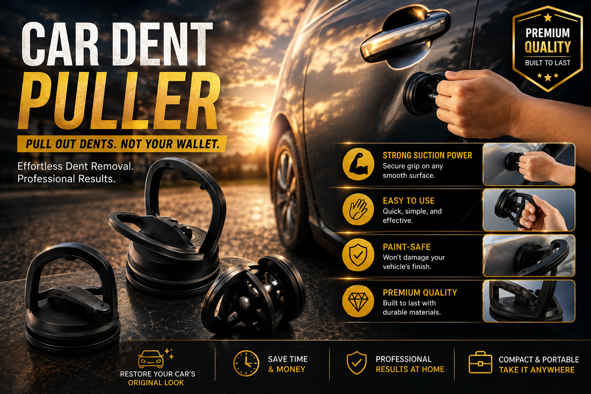 🚗 Heavy-Duty Car Dent Puller | Powerful Suction, Easy Dent Removal