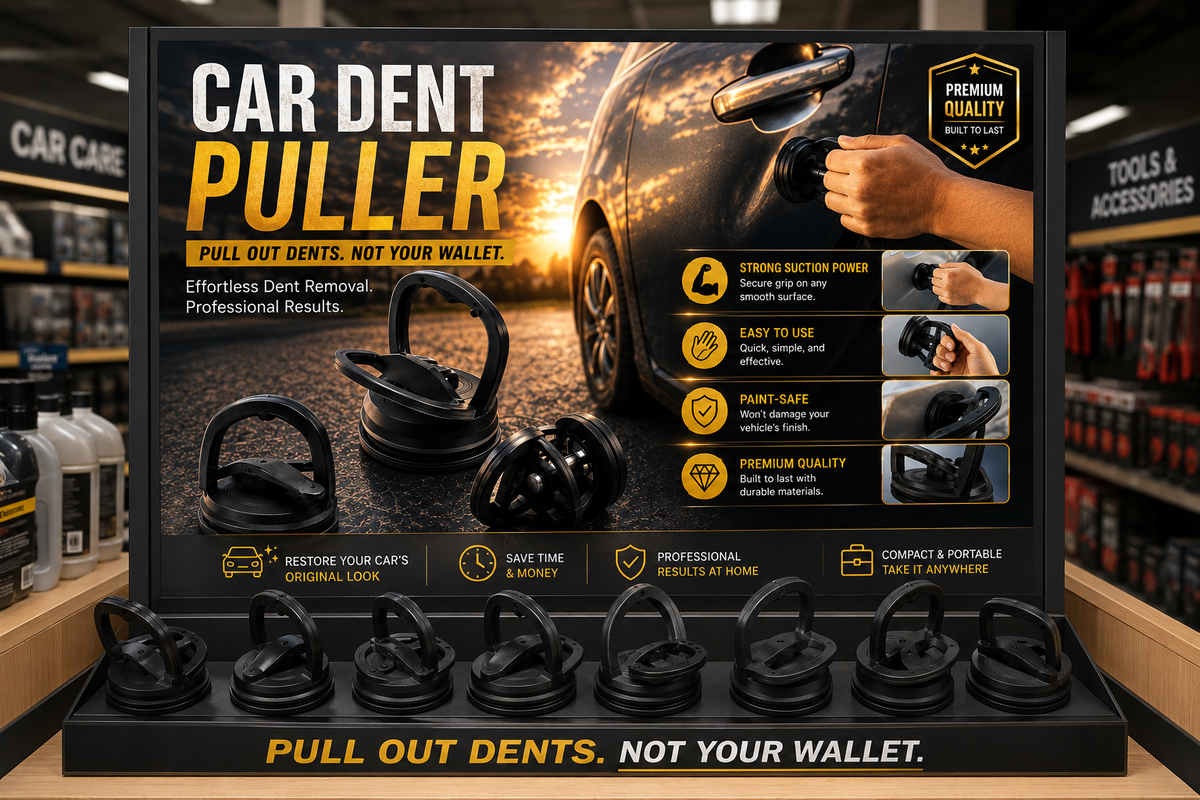 🚗 Heavy-Duty Car Dent Puller | Powerful Suction, Easy Dent Removal