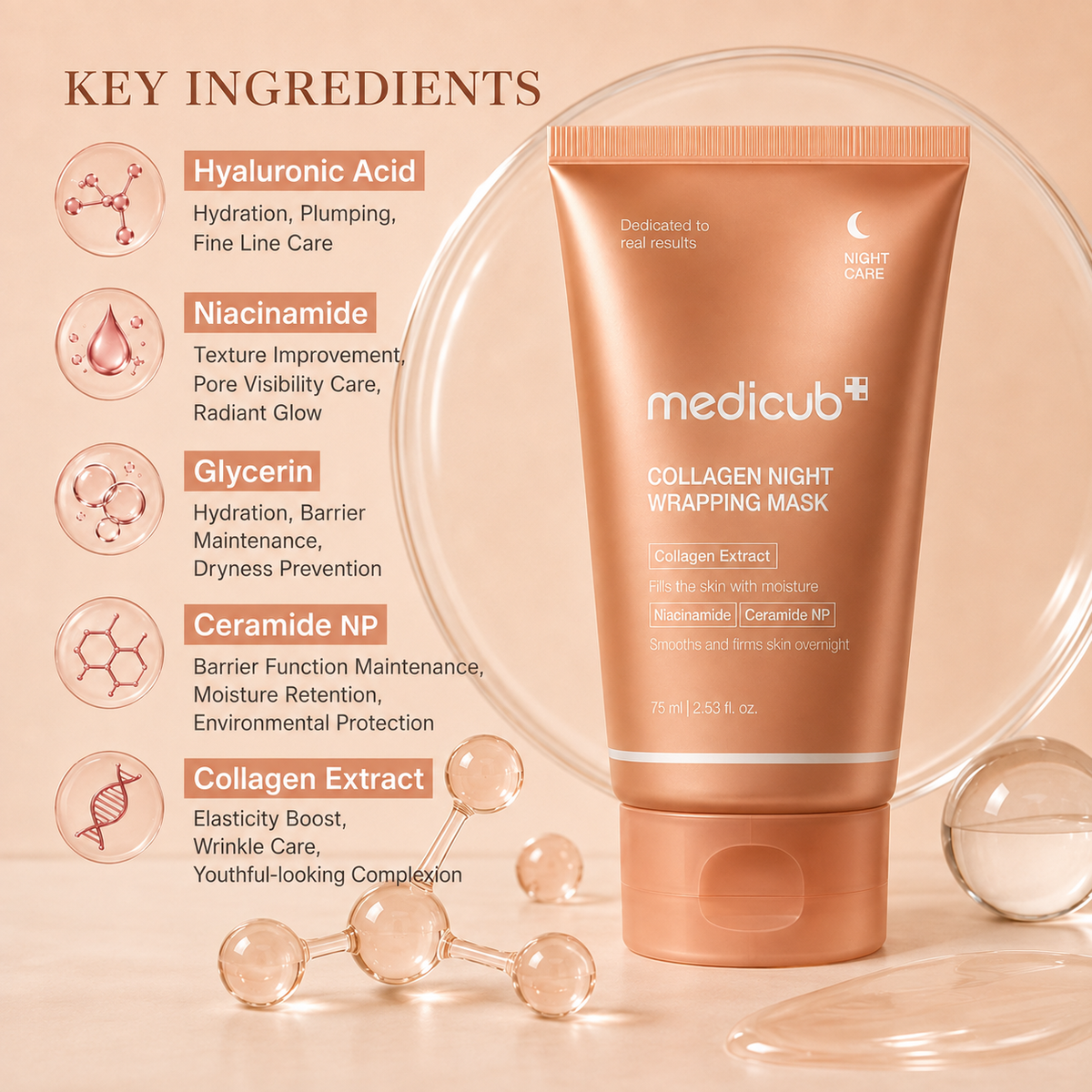 Collagen Night Wrapping Mask | Overnight Hydrating & Firming Face Mask