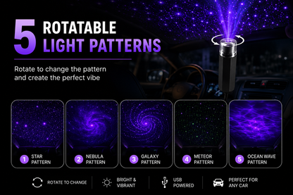 🌌 USB Starry Sky Projector Light | Create a Galaxy Vibe Anywhere ✨