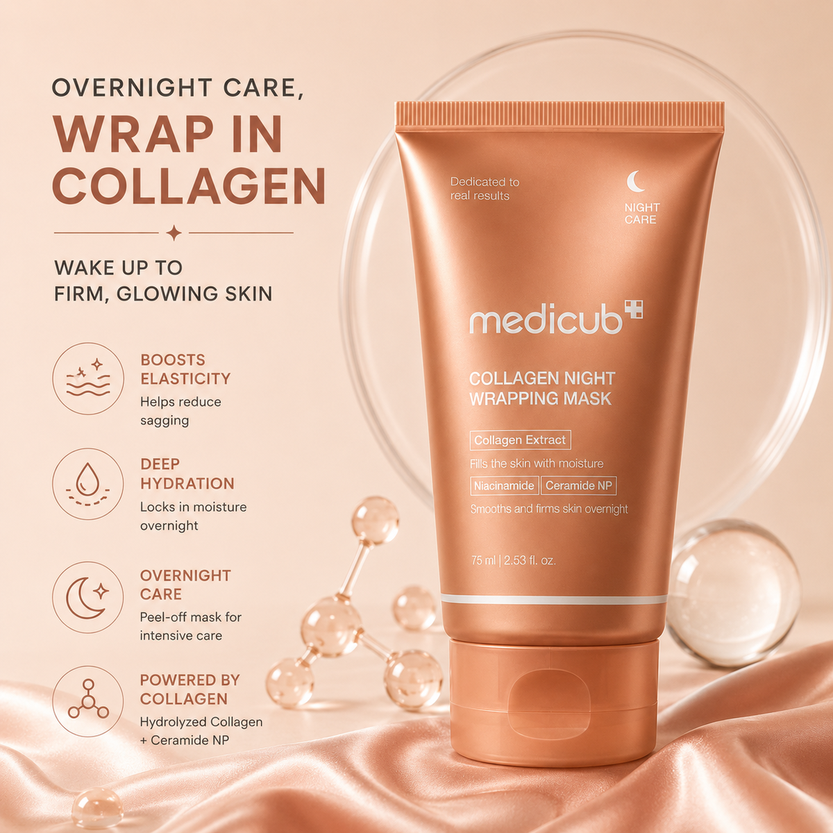Collagen Night Wrapping Mask | Overnight Hydrating & Firming Face Mask