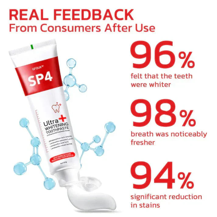 Probiotic Ultra Whitening Toothpaste (Buy 1 Get 1 Free)